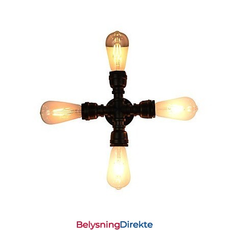 Rustikk Hytte Tradisjonell Klassisk Antikk Messing Vegglampe Vegglampe