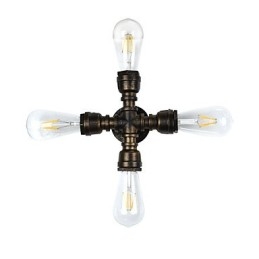 Rustikk Hytte Tradisjonell Klassisk Antikk Messing Vegglampe Vegglampe