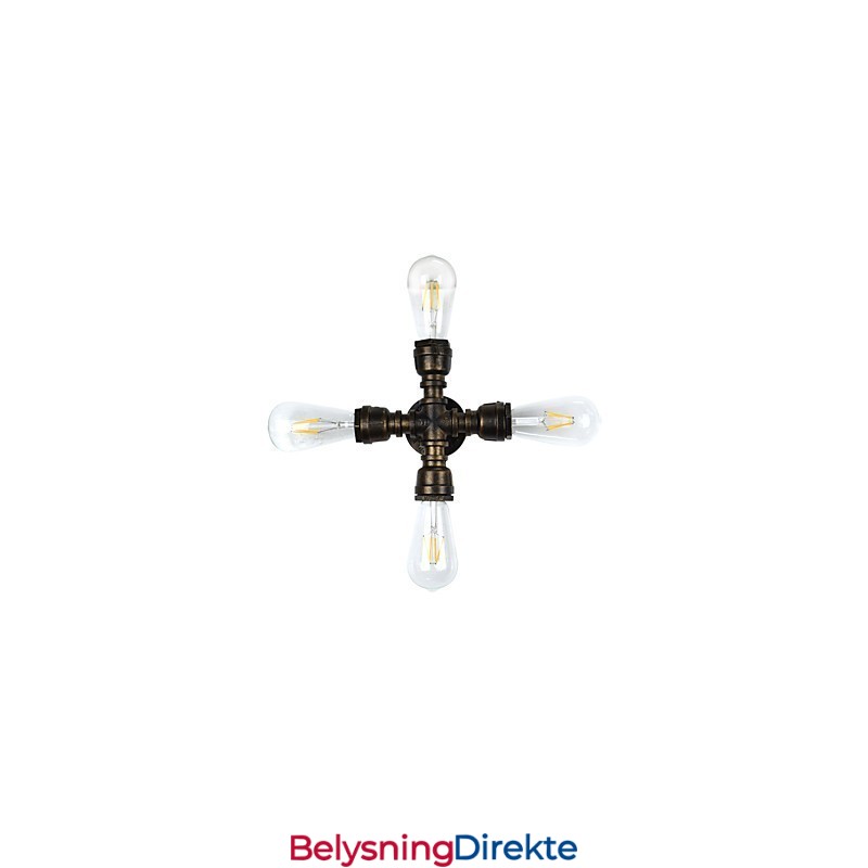 Rustikk Hytte Tradisjonell Klassisk Antikk Messing Vegglampe Vegglampe