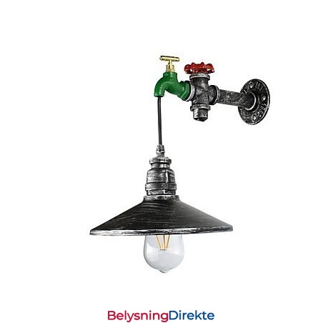 Vegglampe Vegg Rustikk Hytte Maleri Funksjon For Omgivelseslys Vegglampe Vegglampe