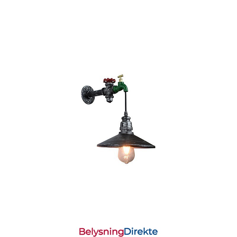 Vegglampe Vegg Rustikk Hytte Maleri Funksjon For Omgivelseslys Vegglampe Vegglampe