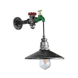 Vegglampe Vegg Rustikk Hytte Maleri Funksjon For Omgivelseslys Vegglampe Vegglampe