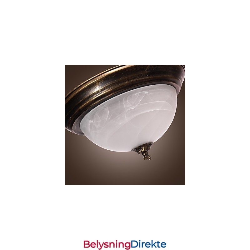 Antikkinspirert Innfelt Lampe Med 2 Lys