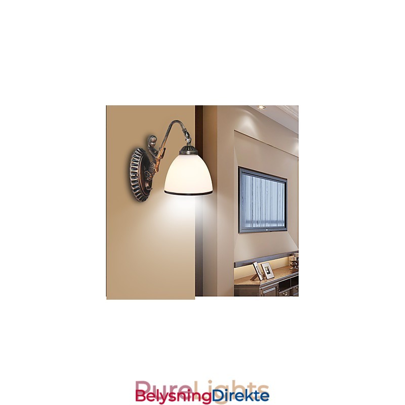 Europeisk Stil Retro Stue Soveromslampe Veranda Vegglampe Balkong Kaffebar Vegglampe