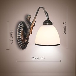 Europeisk Stil Retro Stue Soveromslampe Veranda Vegglampe Balkong Kaffebar Vegglampe