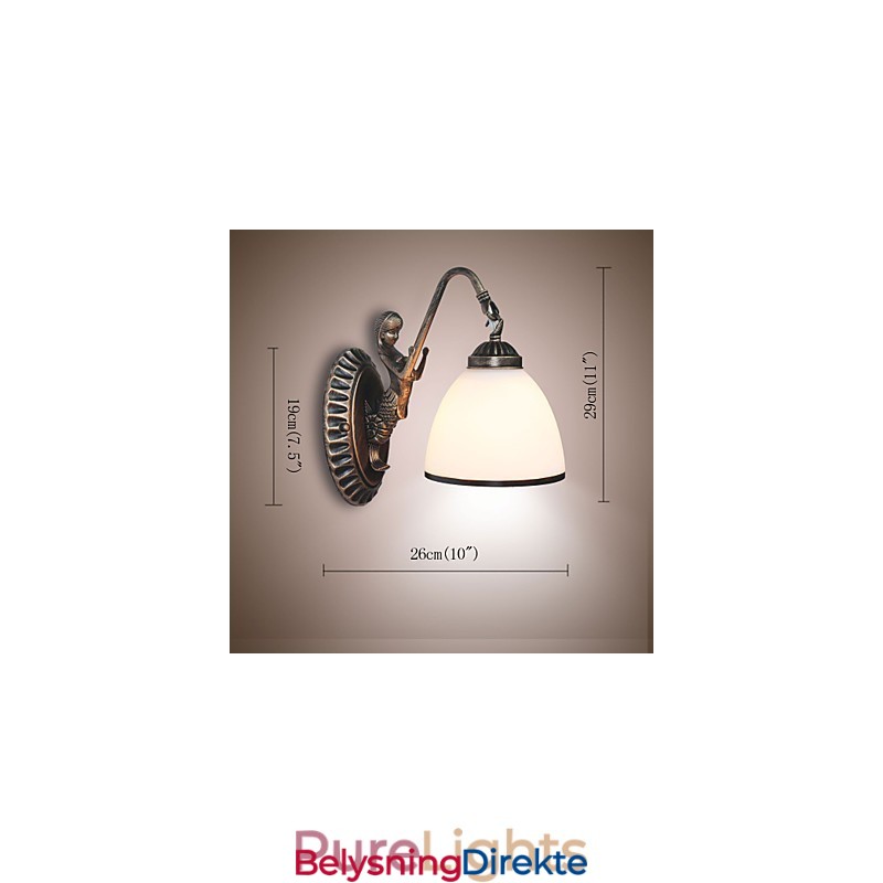 Europeisk Stil Retro Stue Soveromslampe Veranda Vegglampe Balkong Kaffebar Vegglampe