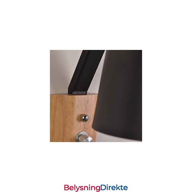 Moderne, Samtidskunst I Landlig Sort Oksidfinish For Downlight-Vegglampe