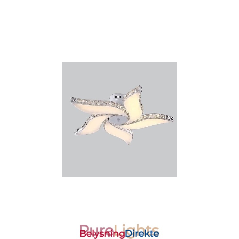 Moderne Samtidskunst Krystall Metall Innfelt