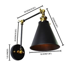 Rustikk Hytte Tradisjonell Klassisk Maling Funksjon For Downlight Vegglamper Vegglampe