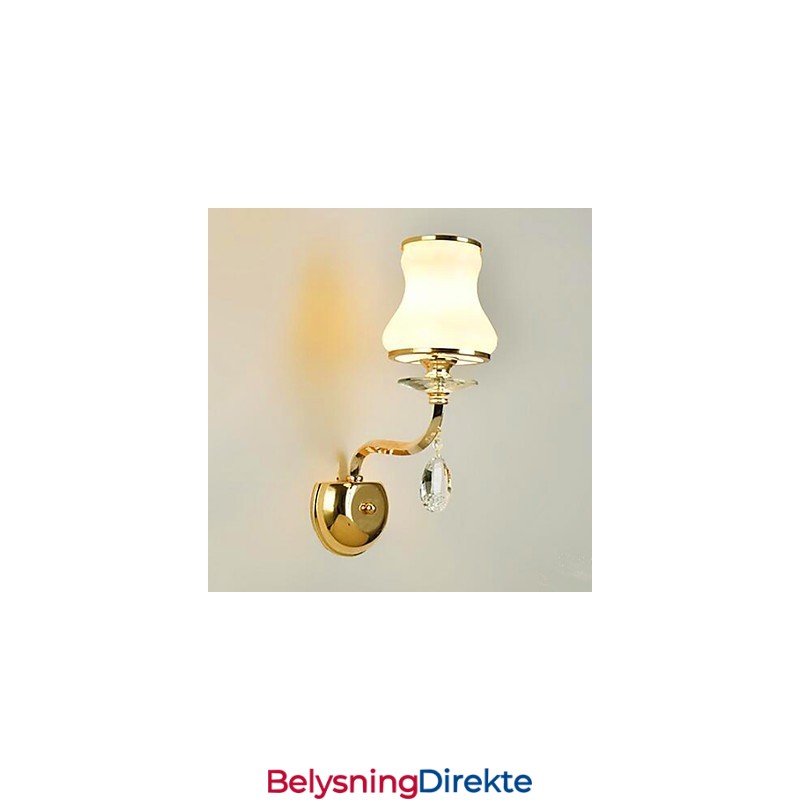 Moderne Og Moderne Galvanisert Funksjon For Krystall Mini-Stil Øyebeskyttelse Omgivelseslys Vegglamper