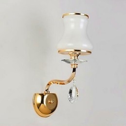 Moderne Og Moderne Galvanisert Funksjon For Krystall Mini-Stil Øyebeskyttelse Omgivelseslys Vegglamper