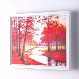 Integrert Moderne Samtidskunstnerisk Moderne Samtidsmalerifunksjon For Omgivende Lysvegglamper