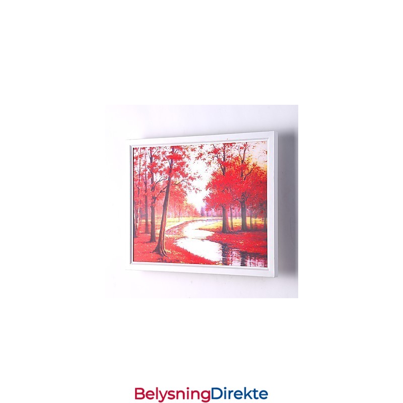 Integrert Moderne Samtidskunstnerisk Moderne Samtidsmalerifunksjon For Omgivende Lysvegglamper