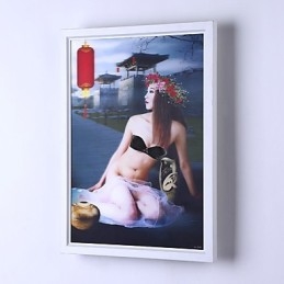 Integrert Moderne Samtidskunstnerisk Moderne Samtidsmalerifunksjon For Omgivende Lysvegglamper