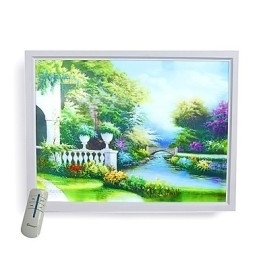 Integrert Moderne Samtidskunstnerisk Moderne Samtidsmalerifunksjon For Omgivende Lysvegglamper