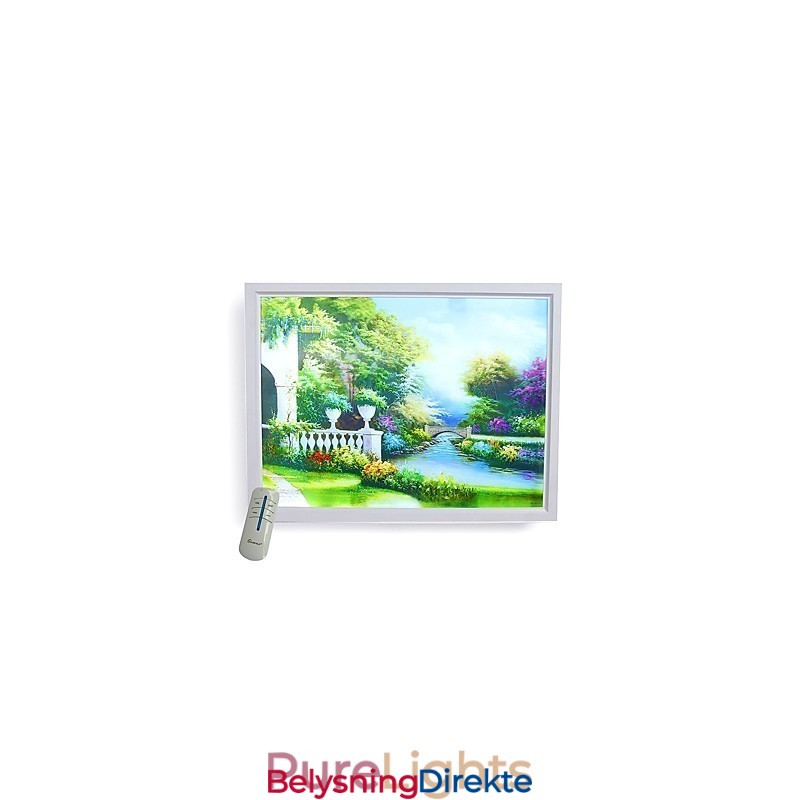 Integrert Moderne Samtidskunstnerisk Moderne Samtidsmalerifunksjon For Omgivende Lysvegglamper