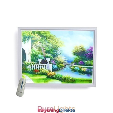 Integrert Moderne Samtidskunstnerisk Moderne Samtidsmalerifunksjon For Omgivende Lysvegglamper