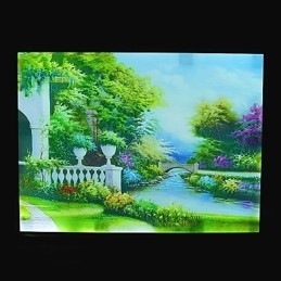 Integrert Moderne Samtidskunstnerisk Moderne Samtidsmalerifunksjon For Omgivende Lysvegglamper