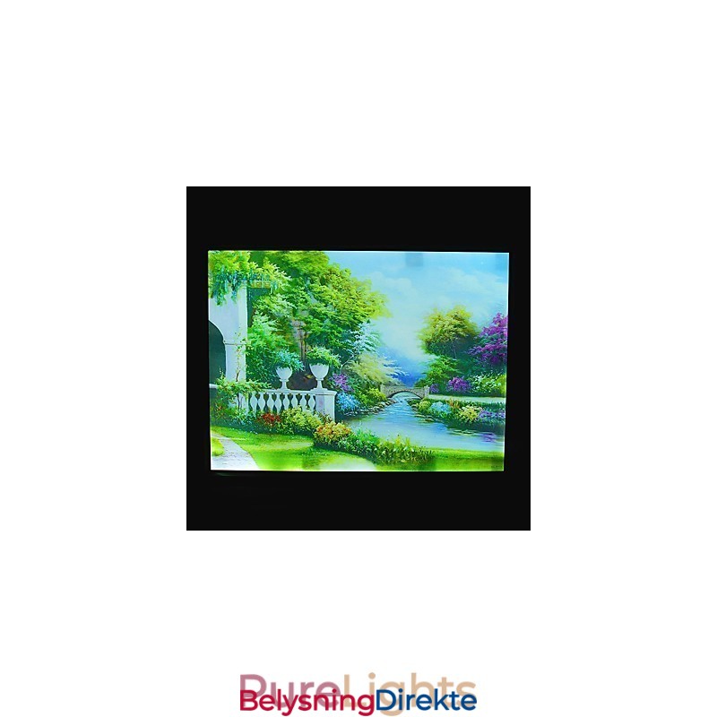 Integrert Moderne Samtidskunstnerisk Moderne Samtidsmalerifunksjon For Omgivende Lysvegglamper