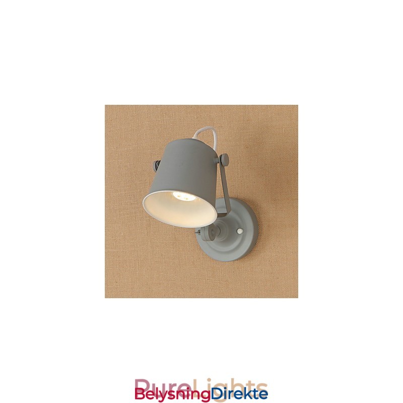 Malt Stålvegglampe Dum Svart Amerikansk Kaffedekorasjon Retro Vegglampe Lyssabellampe På Vegg