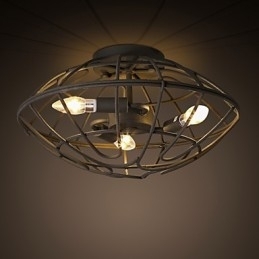 Retro Mini-Stil Maleri Metall Innfelt Montering