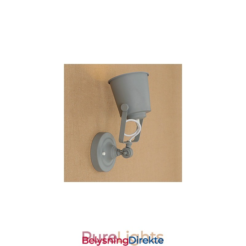 Malt Stålvegglampe Dum Svart Amerikansk Kaffedekorasjon Retro Vegglampe Lyssabellampe På Vegg