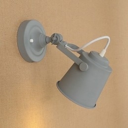 Malt Stålvegglampe Dum Svart Amerikansk Kaffedekorasjon Retro Vegglampe Lyssabellampe På Vegg