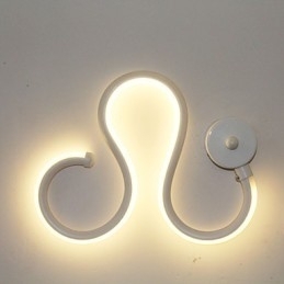 Moderne Minimalistisk Lampe Aluminiumslampe Soveromslampe Nattbordslampe Dekorasjon Designere Formet Korridorbelysning Kreativ Stuelampe