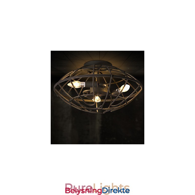 Retro Mini-Stil Maleri Metall Innfelt Montering