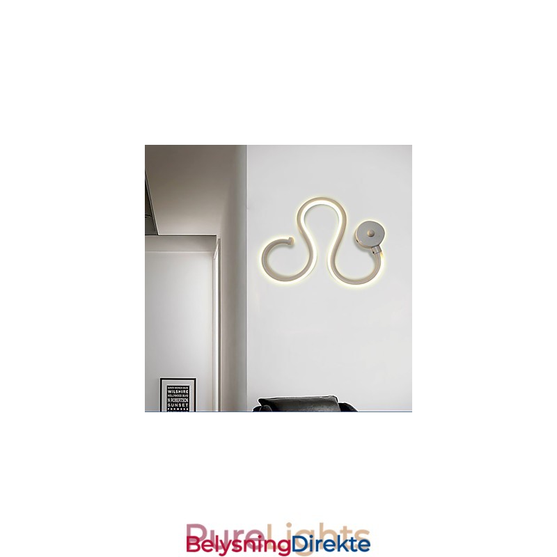 Moderne Minimalistisk Lampe Aluminiumslampe Soveromslampe Nattbordslampe Dekorasjon Designere Formet Korridorbelysning Kreativ Stuelampe