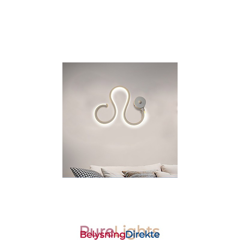 Moderne Minimalistisk Lampe Aluminiumslampe Soveromslampe Nattbordslampe Dekorasjon Designere Formet Korridorbelysning Kreativ Stuelampe