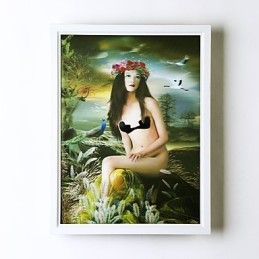 Integrert Moderne Samtidskunstnerisk Moderne Samtidsmalerifunksjon For Omgivende Lysvegglamper