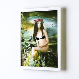 Integrert Moderne Samtidskunstnerisk Moderne Samtidsmalerifunksjon For Omgivende Lysvegglamper