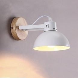 Moderne, Samtidskunstnerisk Rustikk Hyttemaleri Med Downlight-Vegglampe
