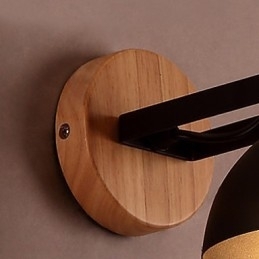 Moderne, Samtidskunstnerisk Rustikk Hyttemaleri Med Downlight-Vegglampe