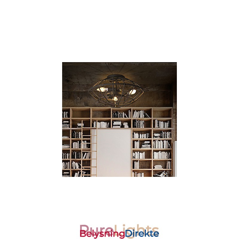 Retro Mini-Stil Maleri Metall Innfelt Montering