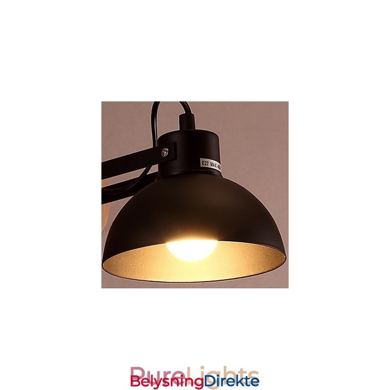 Moderne, Samtidskunstnerisk Rustikk Hyttemaleri Med Downlight-Vegglampe