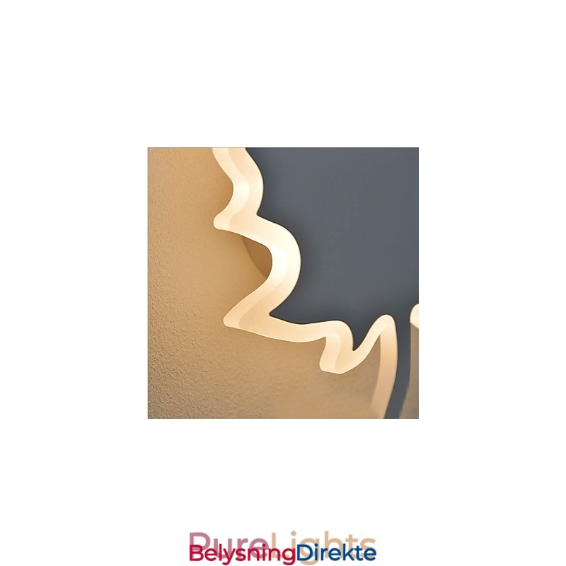 Integrert Moderne Samtidskunstnerisk Moderne Samtidsmalerifunksjon For Omgivende Lysvegglamper