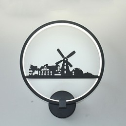 Moderne Samtidsmaleri Funksjon For Omgivelseslys Vegglamper Vegglampe