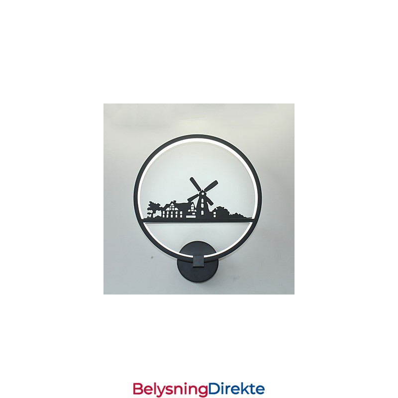 Moderne Samtidsmaleri Funksjon For Omgivelseslys Vegglamper Vegglampe