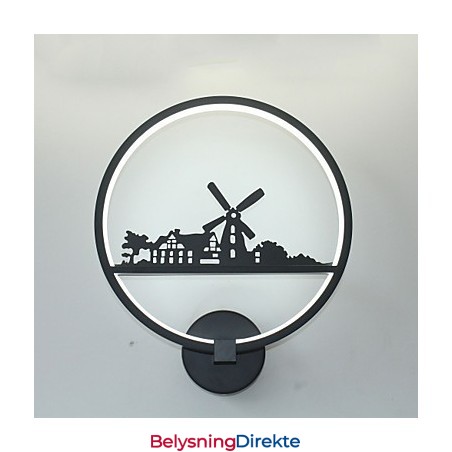 Moderne Samtidsmaleri Funksjon For Omgivelseslys Vegglamper Vegglampe