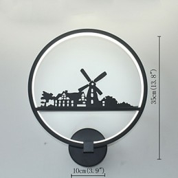 Moderne Samtidsmaleri Funksjon For Omgivelseslys Vegglamper Vegglampe