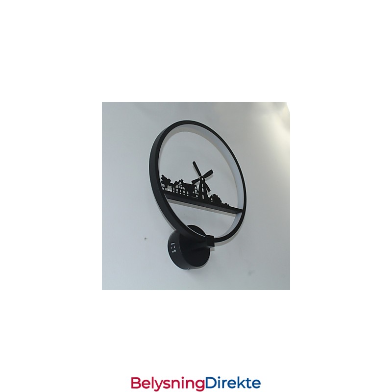 Moderne Samtidsmaleri Funksjon For Omgivelseslys Vegglamper Vegglampe