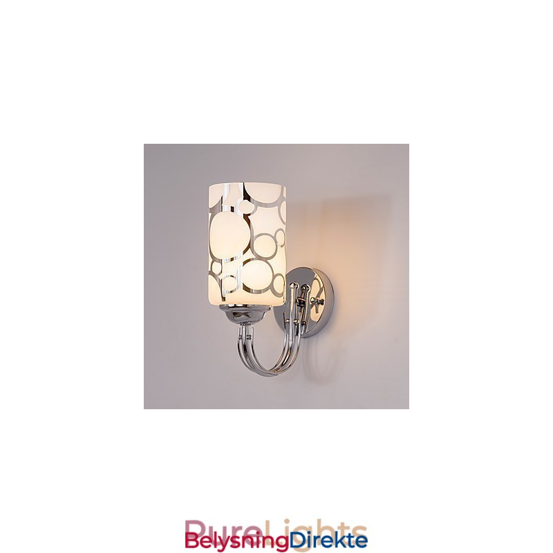 Metallisk Moderne, Moderne Innfelt Og Takmontert Lampe Med Vegglampe