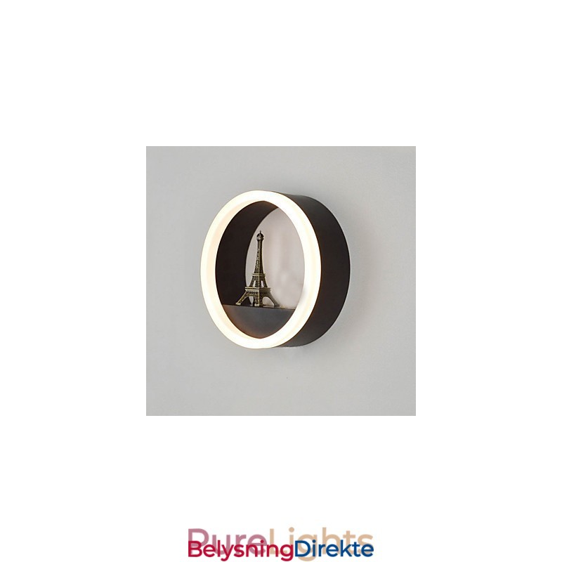 Integrert Moderne Samtidskunstnerisk Moderne Samtidsmalerifunksjon For Omgivende Lysvegglamper