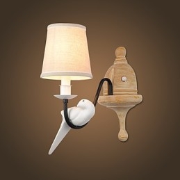 Rustikk Hytte Enkel Vintage-Maleri Omgivelseslys Vegglampe Vegglampe