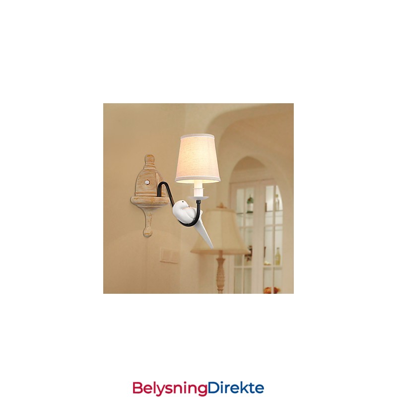 Rustikk Hytte Enkel Vintage-Maleri Omgivelseslys Vegglampe Vegglampe