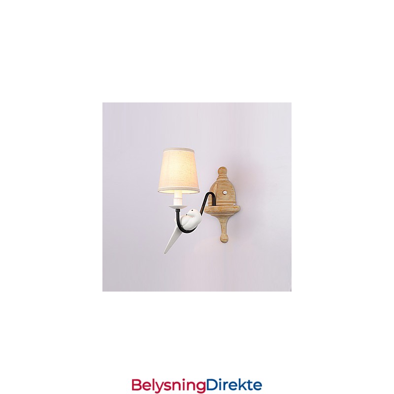 Rustikk Hytte Enkel Vintage-Maleri Omgivelseslys Vegglampe Vegglampe