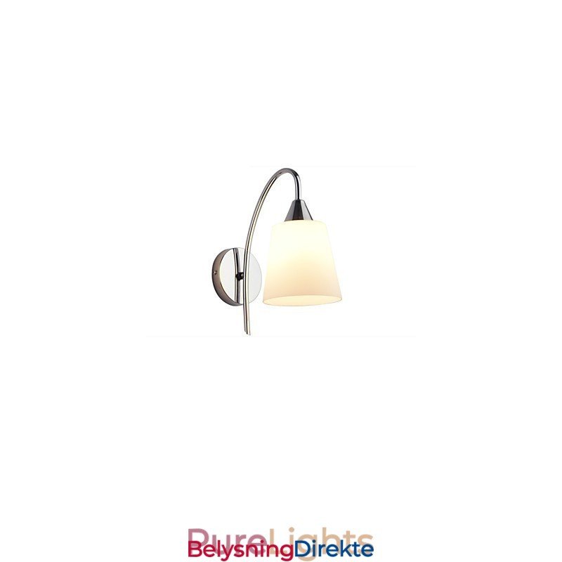Vegglampe I Glass Vegglampe Metallbase For Vegglampe