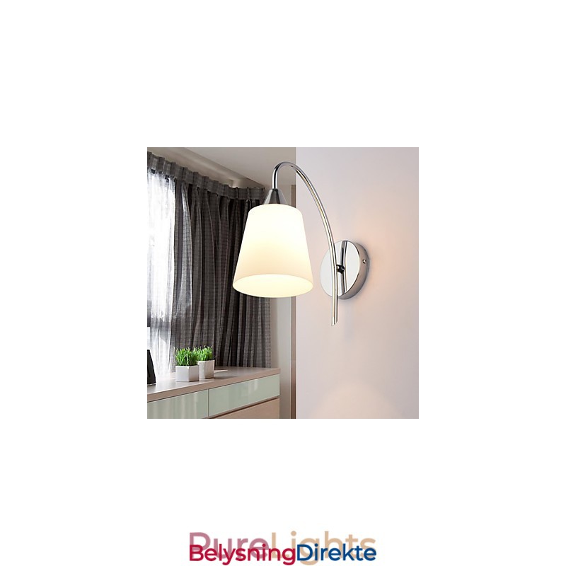 Vegglampe I Glass Vegglampe Metallbase For Vegglampe